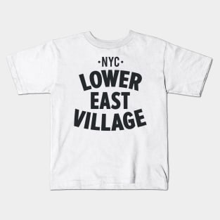 Lower East Village NYC Shirt - Manhattan - Urban Chic for Trendy Style Kids T-Shirt